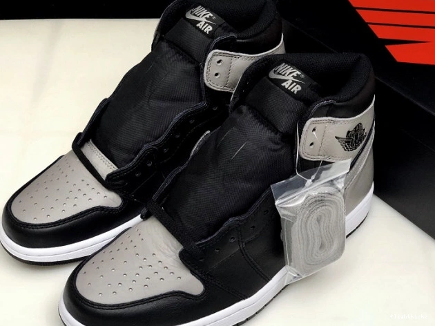 1 OG Retro Black Grey Jordan Air 555088-013 Shadow High 0827